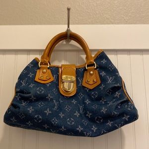 Denim handbag